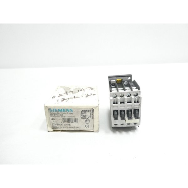 Siemens 120V-AC CONTROL RELAY 3TH30 22-0AK6